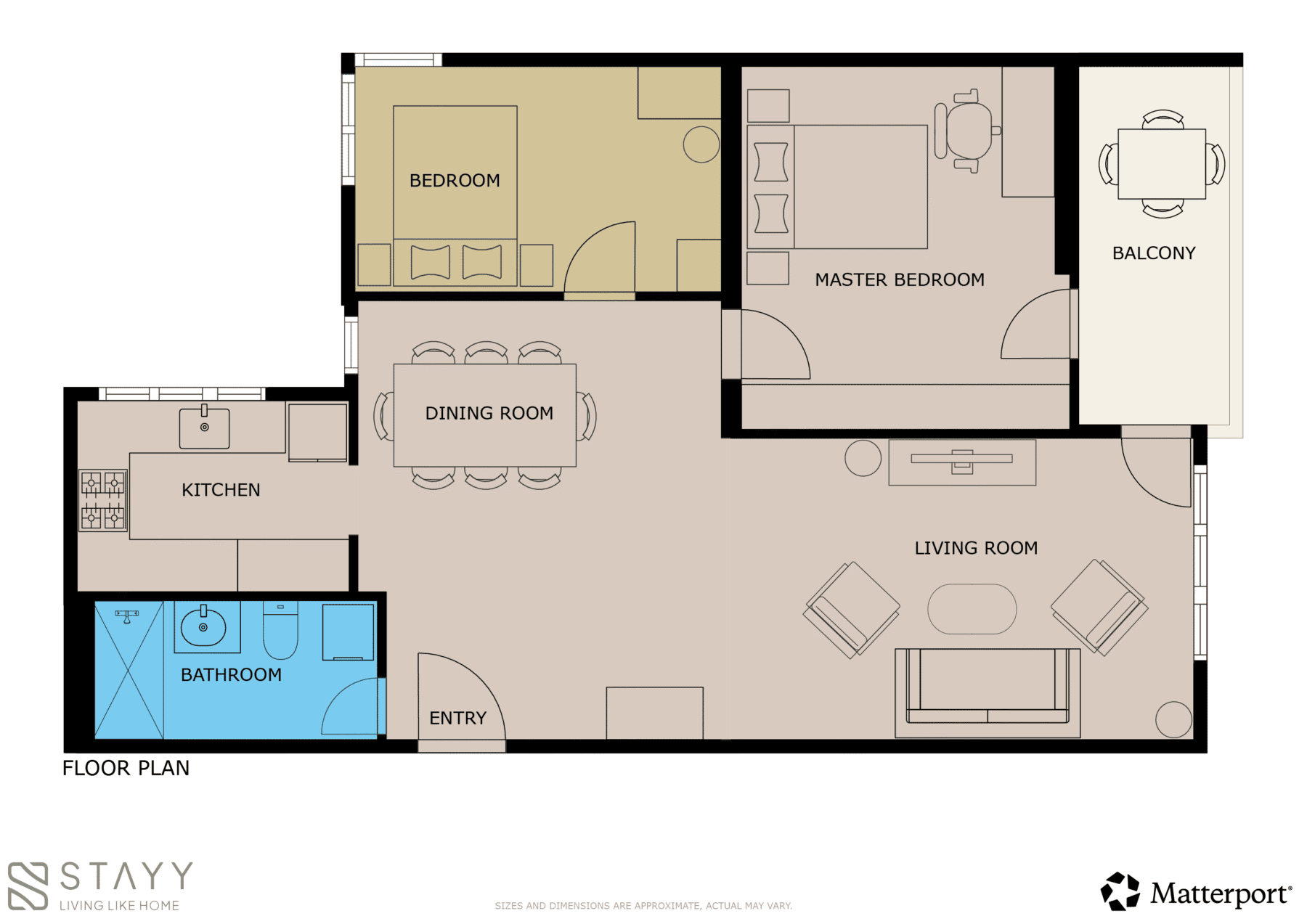 Grundrissplan STAYY On Top Opfikon